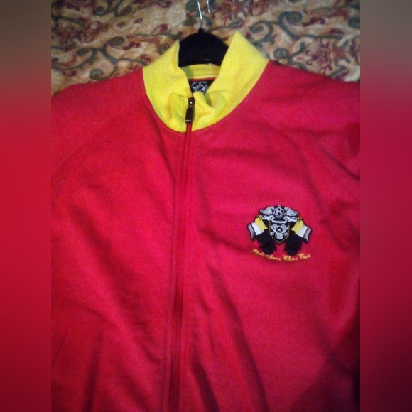 8732 Motor Club (Young Jeezy) Hip Hop Full Zip Track Jacket Coat Men's 2XL Red - Picture 3 of 13